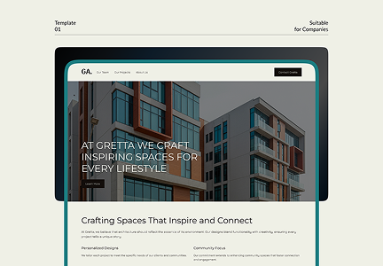Image of a beautiful website